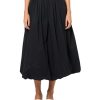 Women's Bubble POPLIN Maxi Skirt