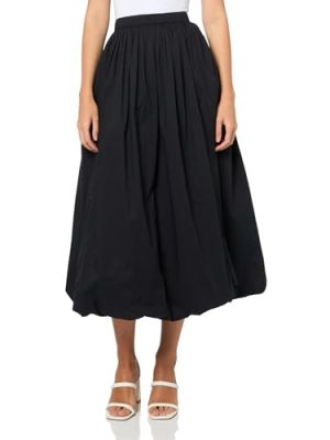 Women's Bubble POPLIN Maxi Skirt