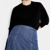 Women's Plus Size Skirt Denim Hi Lo