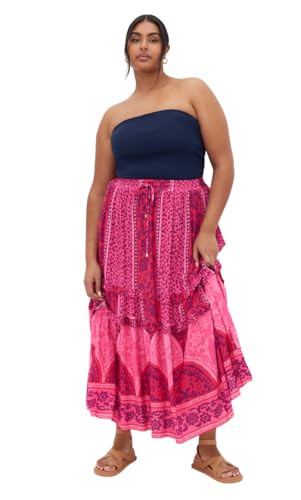 Women's Plus Size Skirt-Samara Print