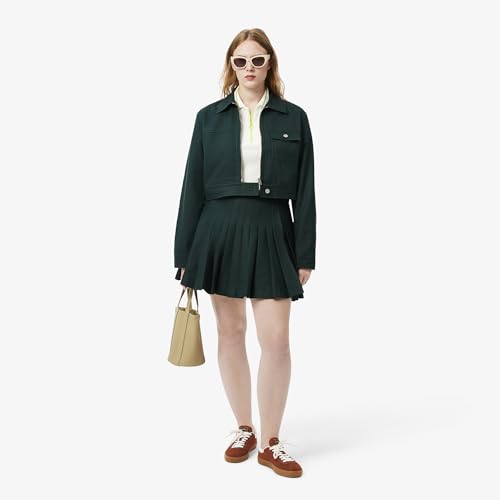 Women's Pleated Twill Skirt