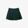 Women's Pleated Twill Skirt
