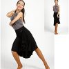 G2022 Latin Ballroom Dance Professional Lotus Leaf Style Irregular Swing Design Skirt