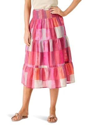 Women's Sunset Plaid Skirt