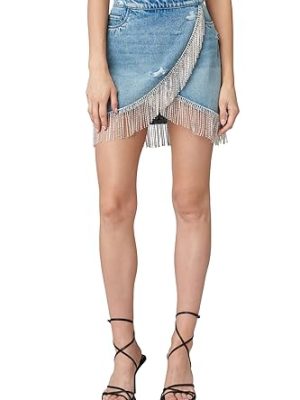 Womens Denim Mini Skirt