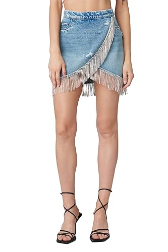 Womens Denim Mini Skirt