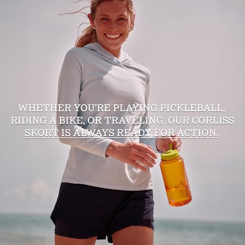 The Corliss Skort –– Women's Athletic Skort –– Quick Dry Fabric with Invisible Zipper Pockets