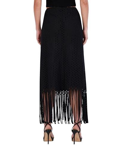 Women's Crochet Fringe Maxi Skirt