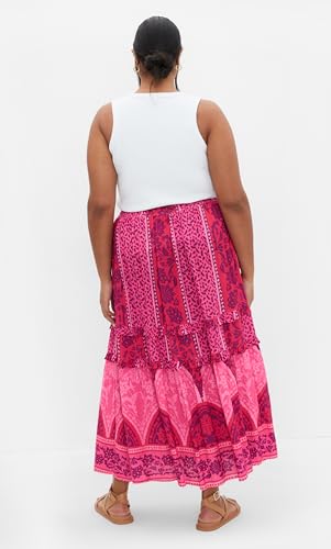 Women's Plus Size Skirt-Samara Print