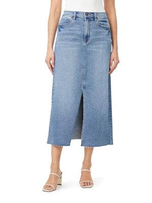Jeans for Women The High Rise Classic Calf Length Jean Skirt, Sizes 2-14