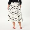 Women's Arlo Voluminous Cotton Poplin Midi Skirt