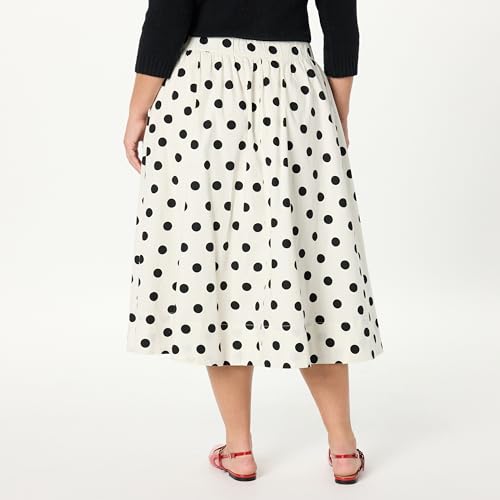 Women's Arlo Voluminous Cotton Poplin Midi Skirt