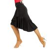 G2022 Latin Ballroom Dance Professional Lotus Leaf Style Irregular Swing Design Skirt