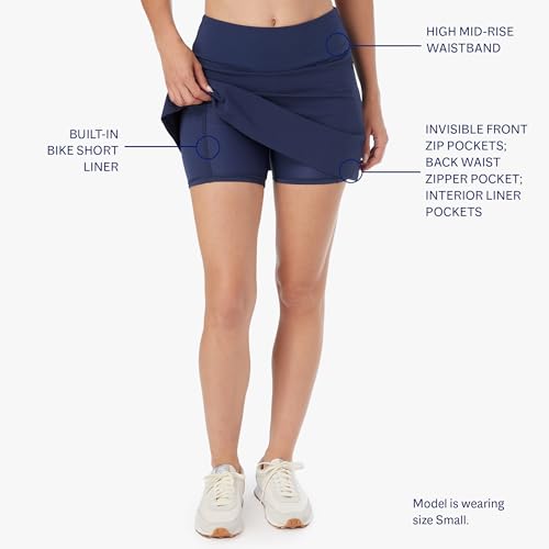 The Corliss Skort –– Women's Athletic Skort –– Quick Dry Fabric with Invisible Zipper Pockets