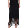Women's Crochet Fringe Maxi Skirt