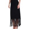 Women's Crochet Fringe Maxi Skirt