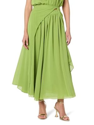 Women's Layered Chiffon Maxi Skirt