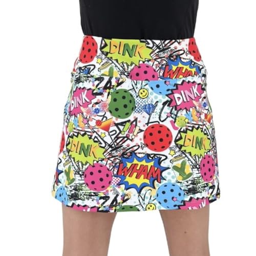 Pickleball Skirt, Pickle Ball Skort, Pickleball Apparel for Women, 15” Long Pickleball Skort