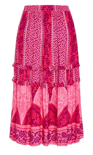 Women's Plus Size Skirt-Samara Print