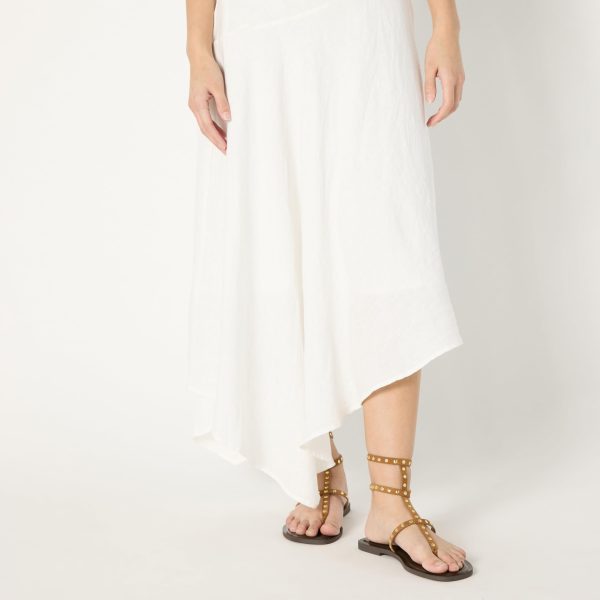 Women's Standard Ciga Halter Linen Maxi Dress