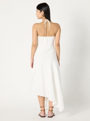 Women's Standard Ciga Halter Linen Maxi Dress