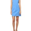 Women's Sleeveless Meadow Eyelet Shift Dress