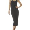 Women's Casual Summer Resort Rib Tank Top Dress