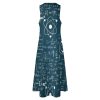 Physical Mathematics Science Formula Women's Maxi Dress Summer Sleeveless Casual Long Dresses with Pockets