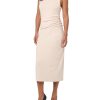 Women's Sleeveless Gathered Waist Dress