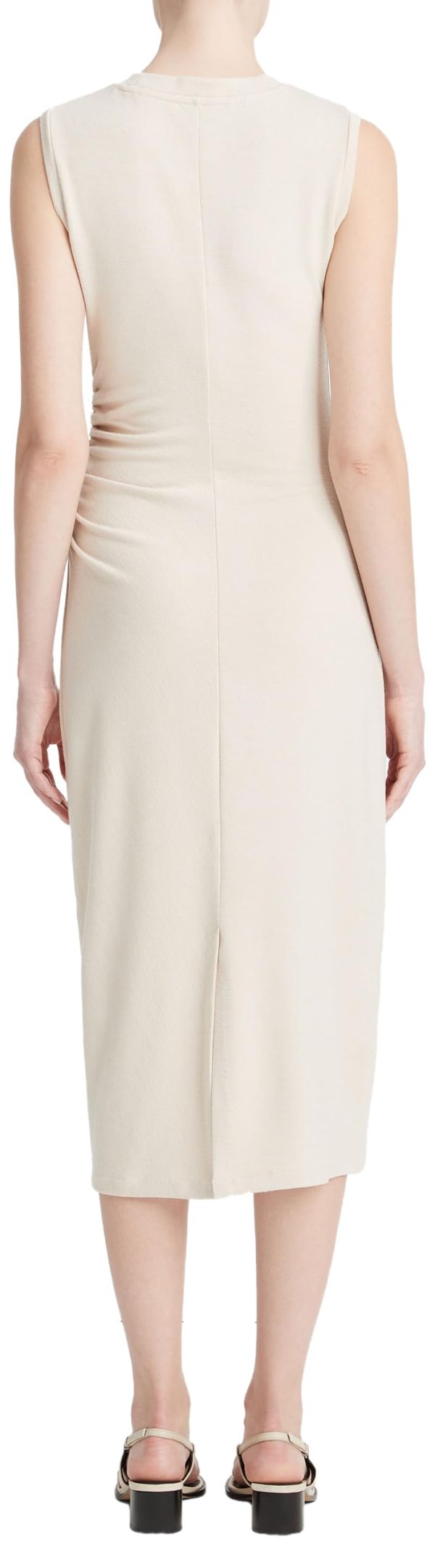 Women's Sleeveless Gathered Waist Dress