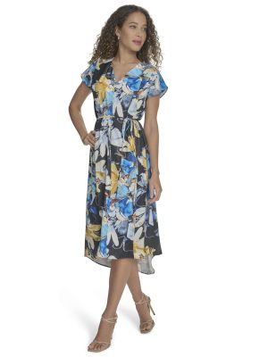 Women's Floral Casual Career Event Dress