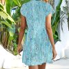 Womens Casual Dresses Short Sleeve Summer Dresses 2025 Boho Floral Beach Sundresses Spring A-Line Dress with Pockets