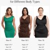 Formal Dresses for Women - Shapewear Cowl Neck Maxi Ruched Bodycon Gowns with Slit - Prom Dress Wedding Guest