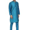 Men's Tunic Kurta Pyjama Set Party Wear Ethnic Dress Suit