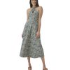 Organic Cotton Women's Fit & Flare Halter Dress