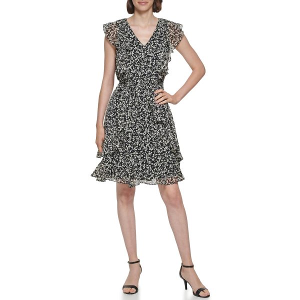 Women's  Women's Sleeveless Ruffle Dress