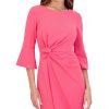 Women's Belle Sleeve Scuba Crepe Midi Dress