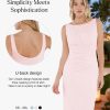 Formal Office Dresses for Women - Long Dress - Ruched Bodycon Maxi Dress Backless