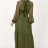 Women's Julip Sheer Long Sleeve Maxi Dress