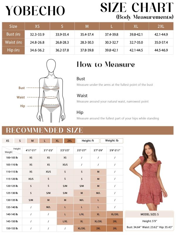 Womens Summer Ruffle Sleeve Sweetheart Neckline Printing Dress Mini Dresses