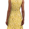 Women's Summer Dress 2025 A-Line Sleeveless Casual Sundress with Pockets Floral/Solid
