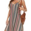 Womens Spaghetti Strap Dress Summer Dresses Beach Cover Ups Casual Sundresses with Pockets