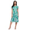 Women's Short Floral Printed Elegant Lace Wedding Guest, Spring/Summer Day Dress