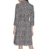 Women's Printed Self Tie Dress