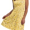 Women's Summer Dress 2025 A-Line Sleeveless Casual Sundress with Pockets Floral/Solid