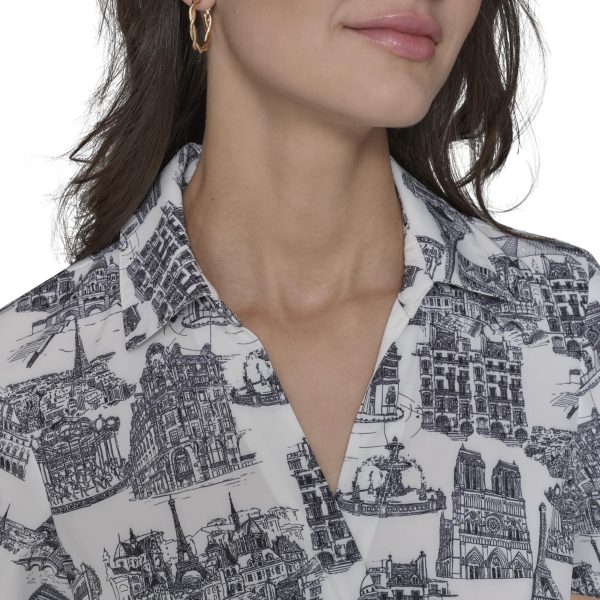 Women's Short Sleeve V-Neck Faux Wrap Midi Dress